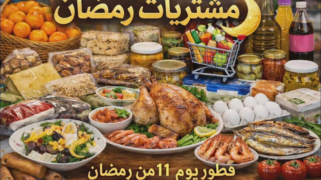 طاولة بسيطة بالحوت في عاشر يوم 🌙 وش شريت اليوم؟ 🐟🛍️