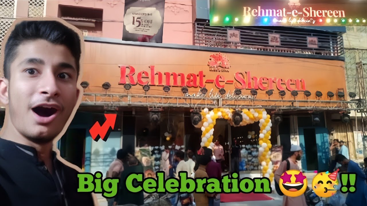 Rehmat-e-Shereen Iftitah 🥳in Baldia Town || Rehmat-e-Shereen || Bilal Vlogist