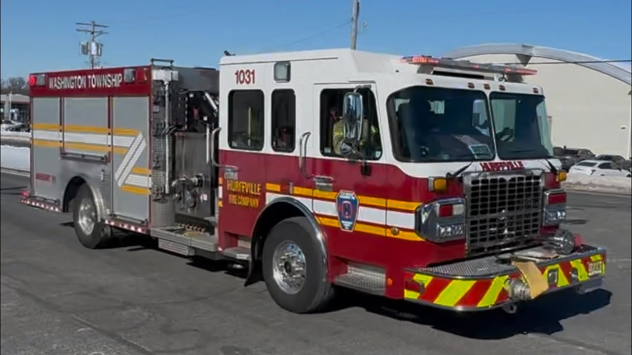 Washington Twp Fire Department Engine 1031 Responding 