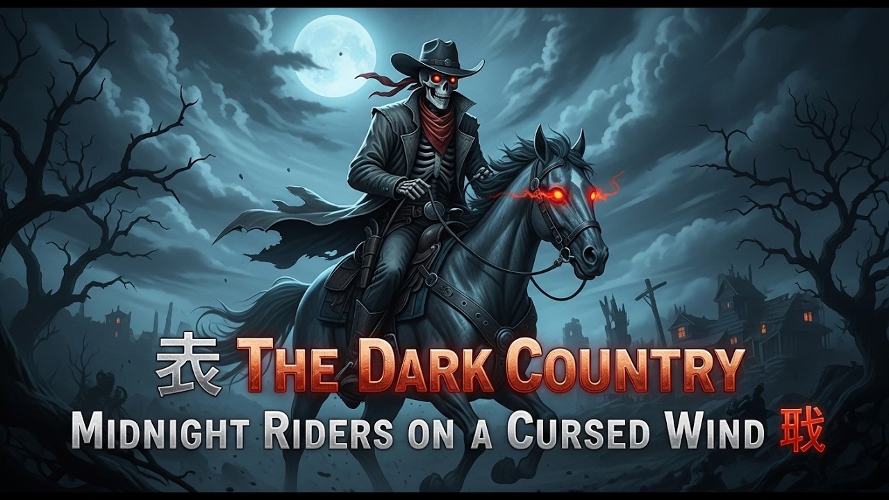 🔥 The Dark Country – Midnight Riders on a Cursed Wind 💀 #DarkCountry #WesternNoir