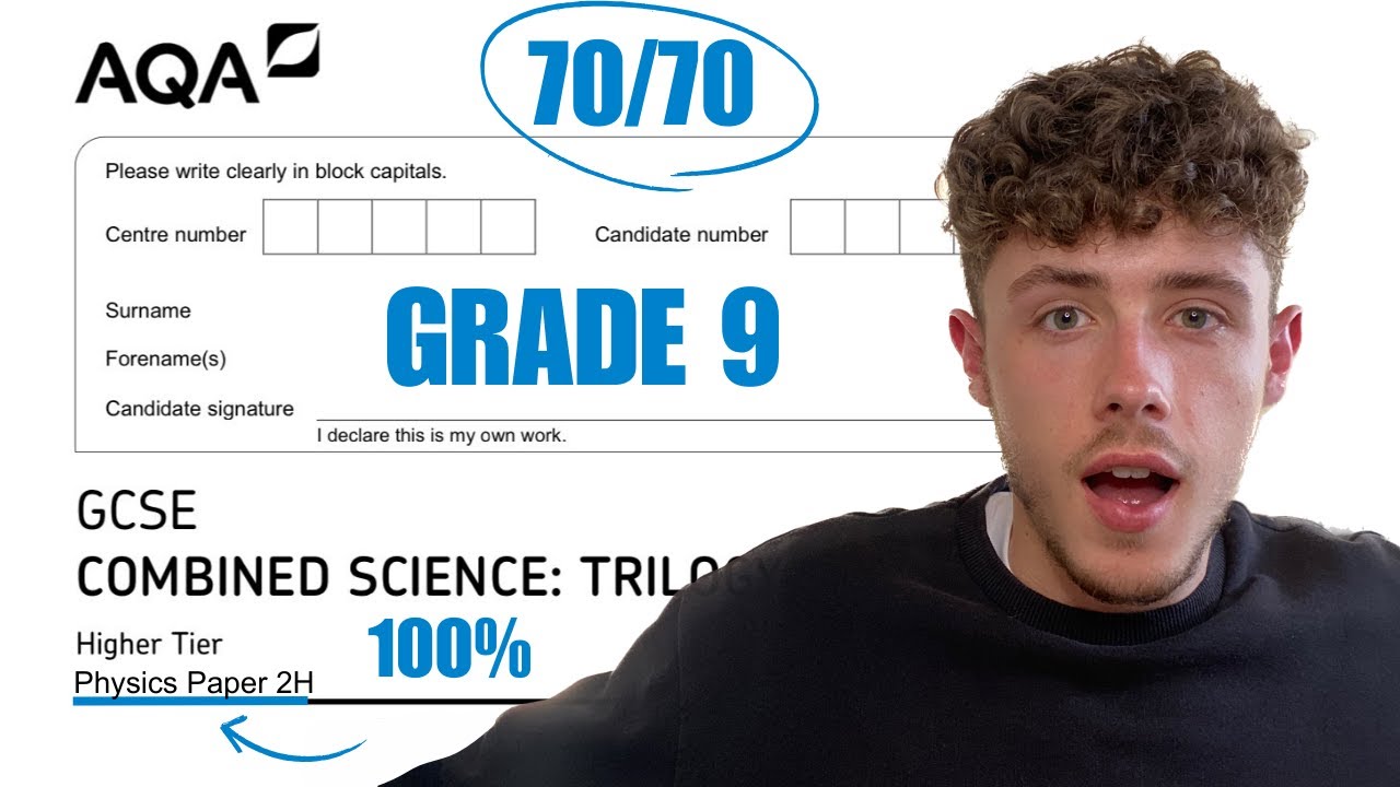 Экзамен GCSE Physics AQA Paper 2 Higher Combined Science за 25 минут | Как получить оценку 9