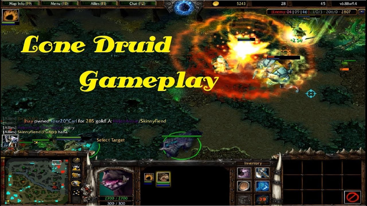 Dota 1 - Syllabear (Lone Druid) Gameplay