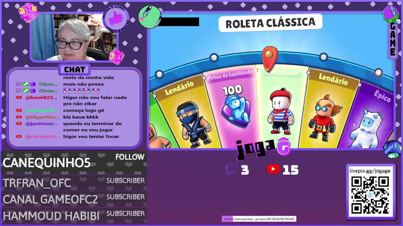 🔴Live Stumble Guys e Roblox