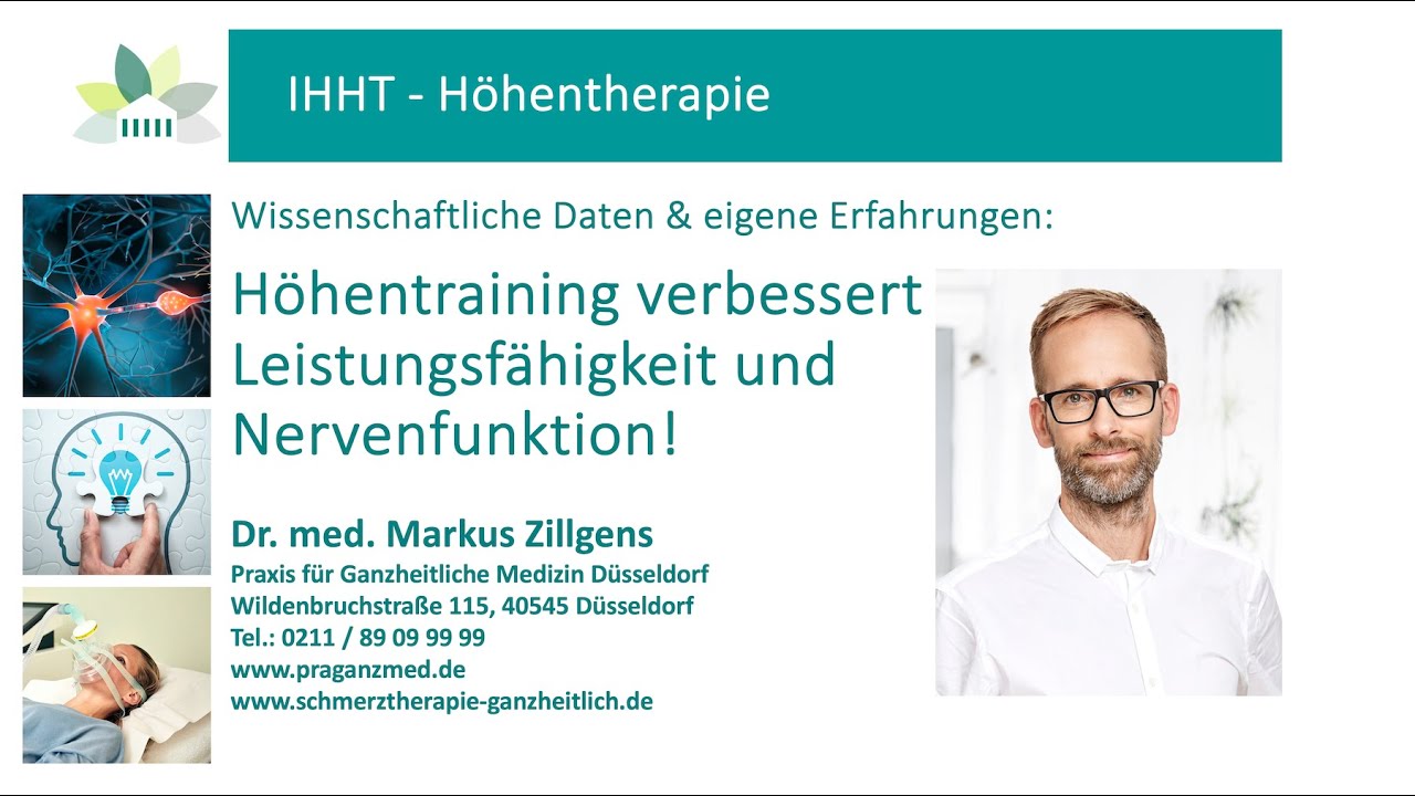 Höhentherapie (IHHT) verbessert Leistungsfähigkeit und Nervenfunktion