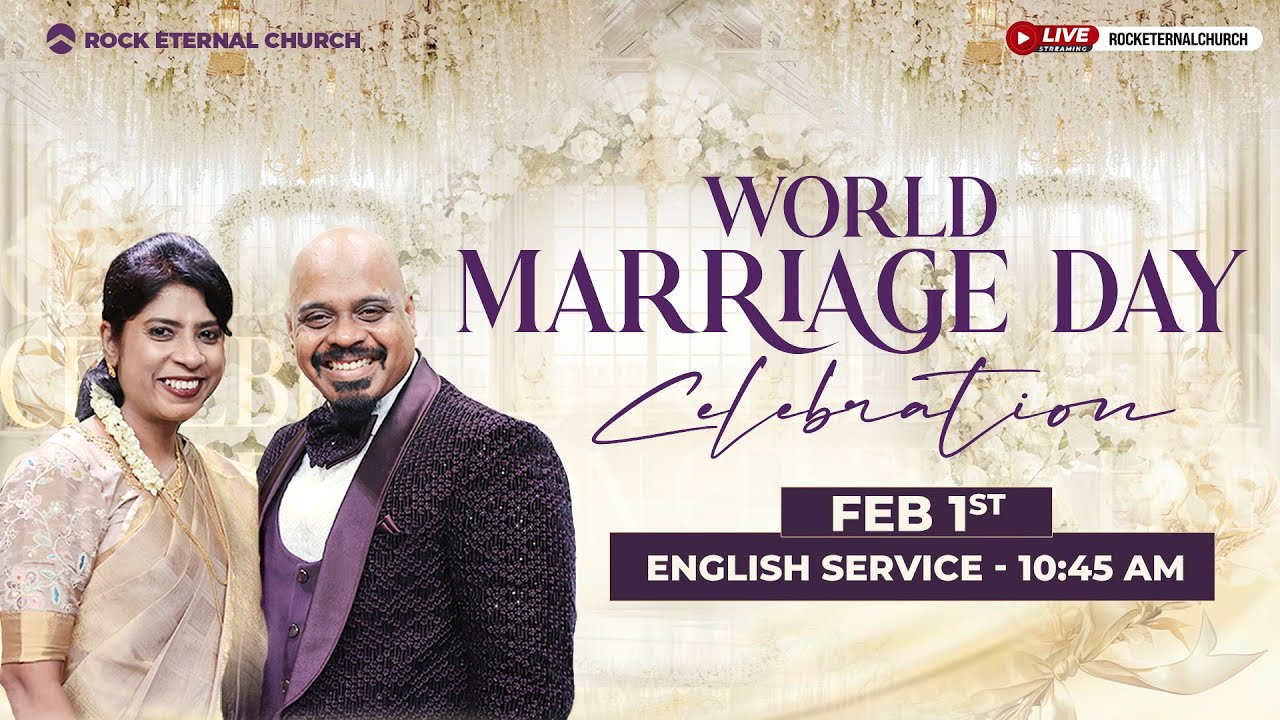 🔴 LIVE | Rock Eternal Church | English Service | February 1st 2026 | 10:45 AM | Ps.REENUKUMAR