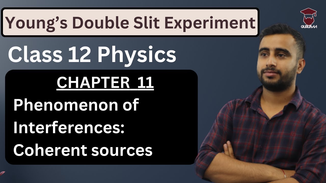 Young’s Double Slit Experiment || Phenomenon of Interferences: Coherent Sources || Class 12 Physics