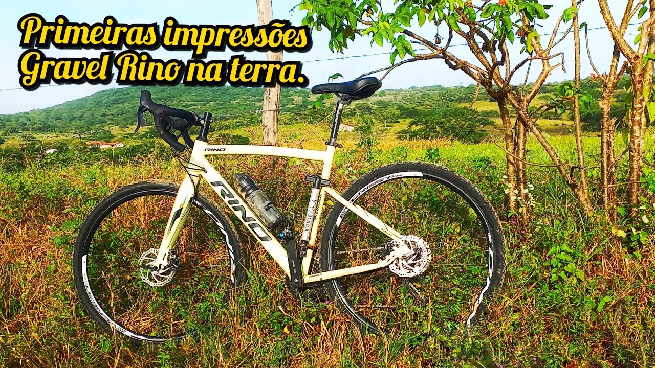 Primeiras impressões. Gravel Rino Kalibur na terra.