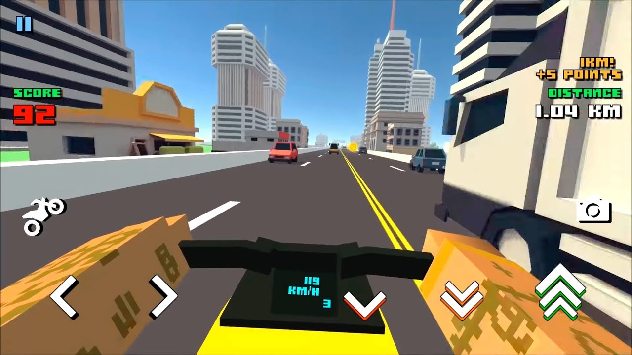 Blocky Moto Racing - Game for Android & iOS