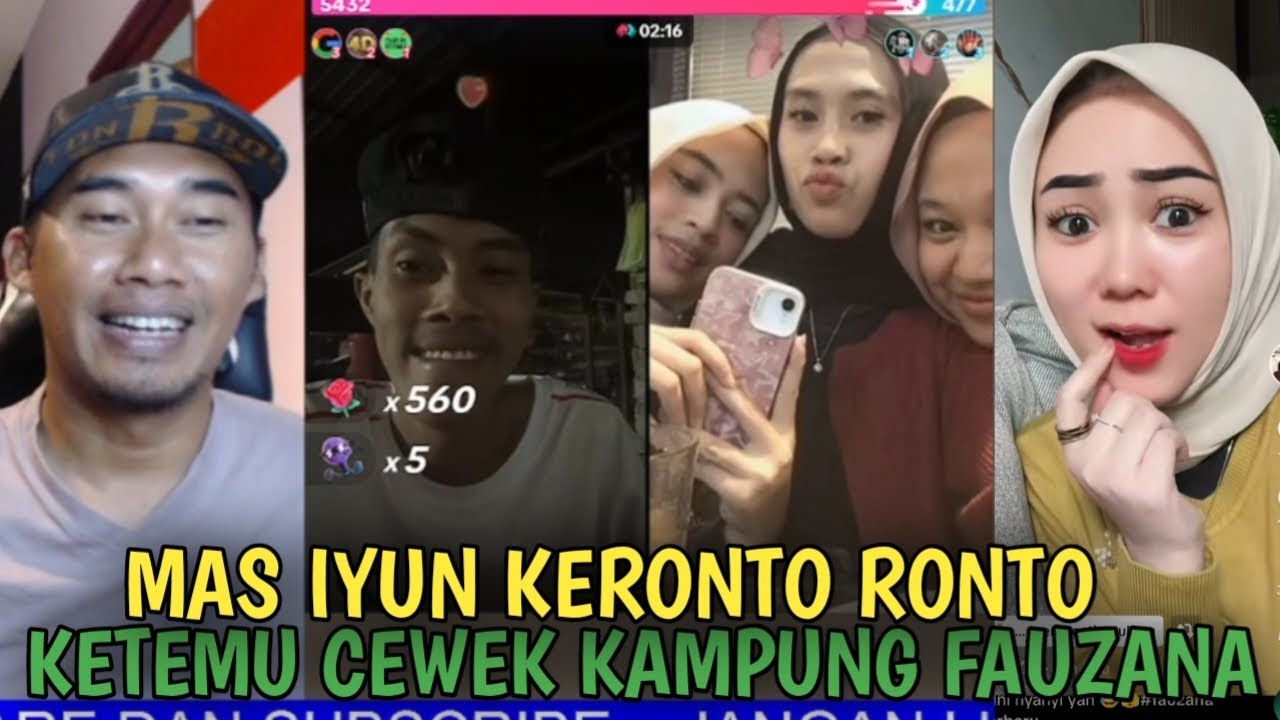 Mas iyun KERONTO ronto, ketemu cewek kampung fauzana