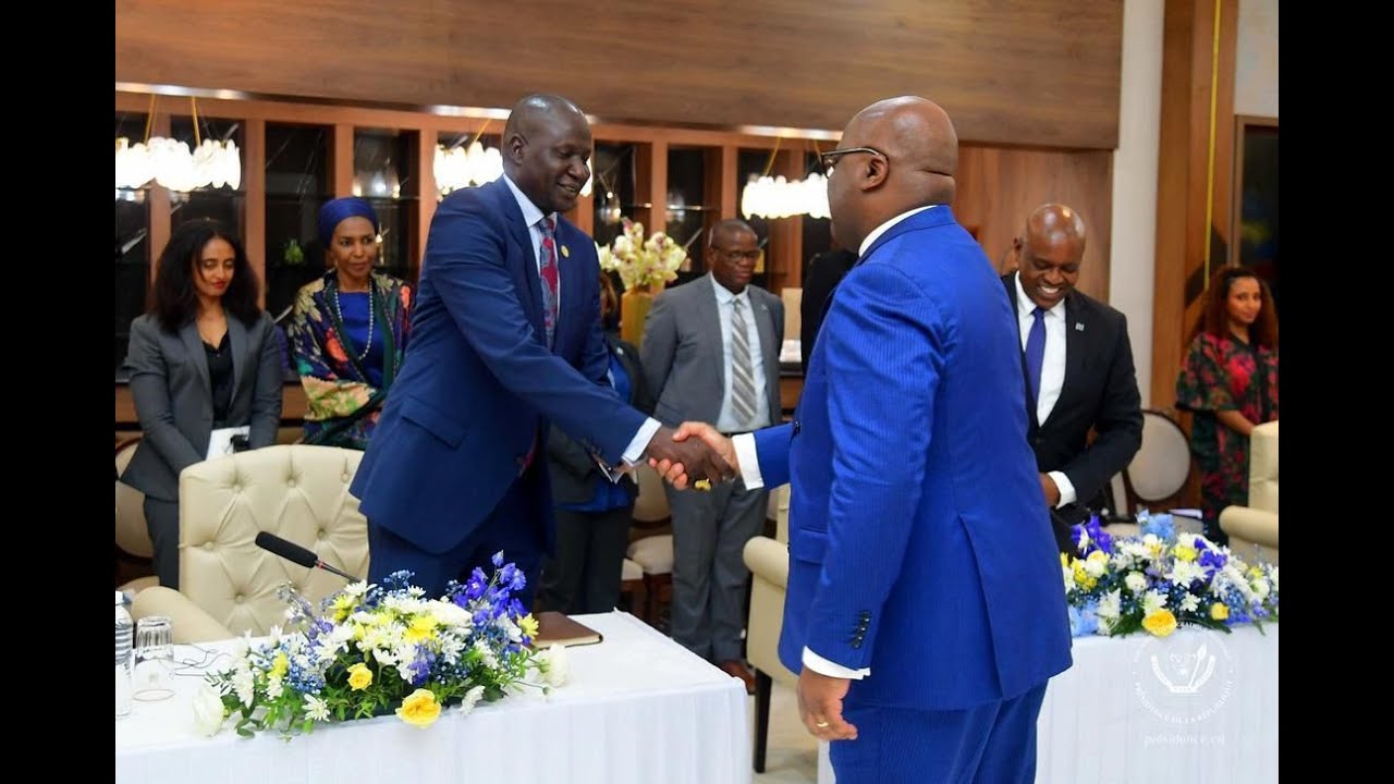 PRÉSIDENCE FÉLIX TSHISEKEDI REÇOIT LE PANEL DES FACILITATEURS