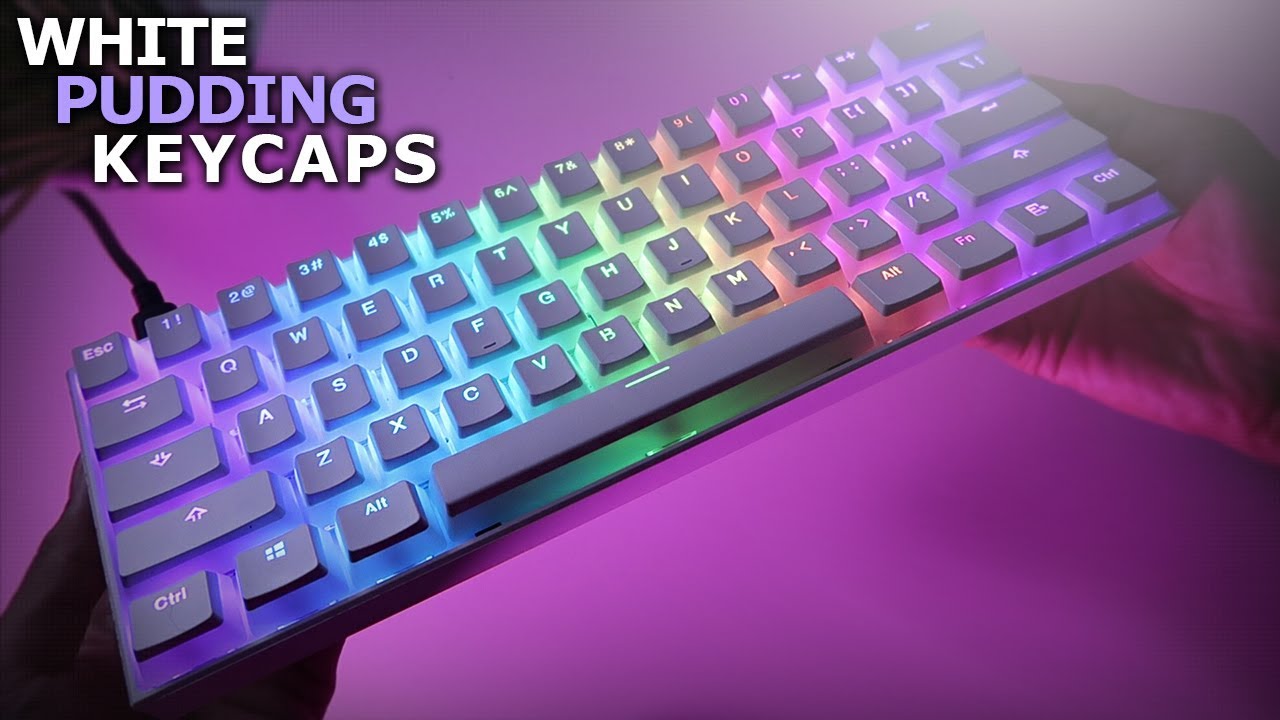 Spicing Up My Keyboard for $20 with White Pudding Keycaps