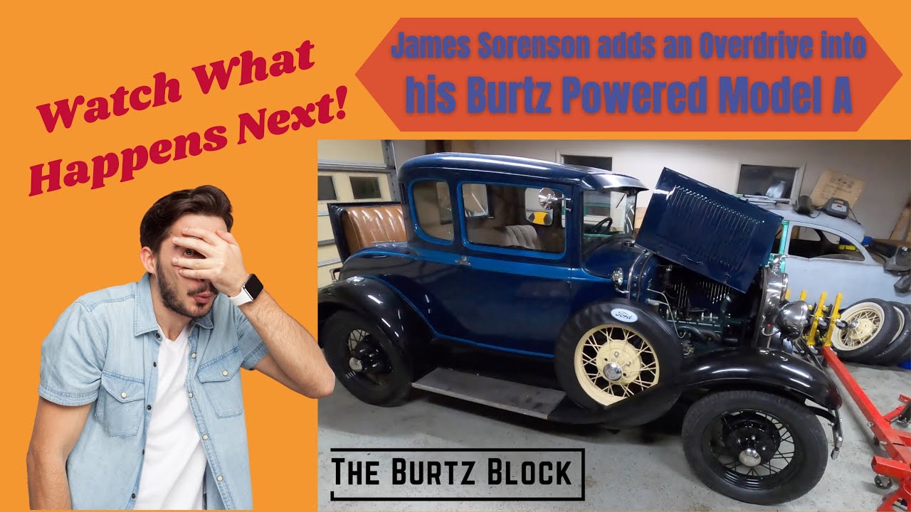 James Sorenson’s Model A Ford with Burtz Block + an Overdrive!