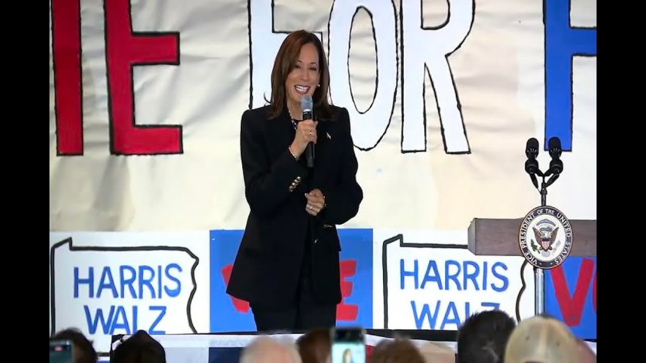 LIVE: Vice President Kamala Harris holds campaign rally in Scranton, PA