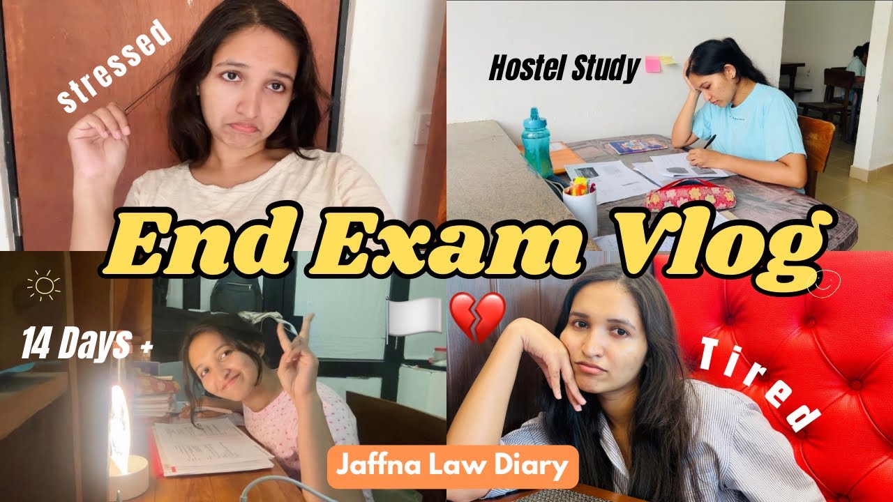 එන්න අපි දුක් විදිමු 🏳️💔 Season 2 l අන්තිම අවුරුද්ද l Law Exam Vlog📚😪 #univlog