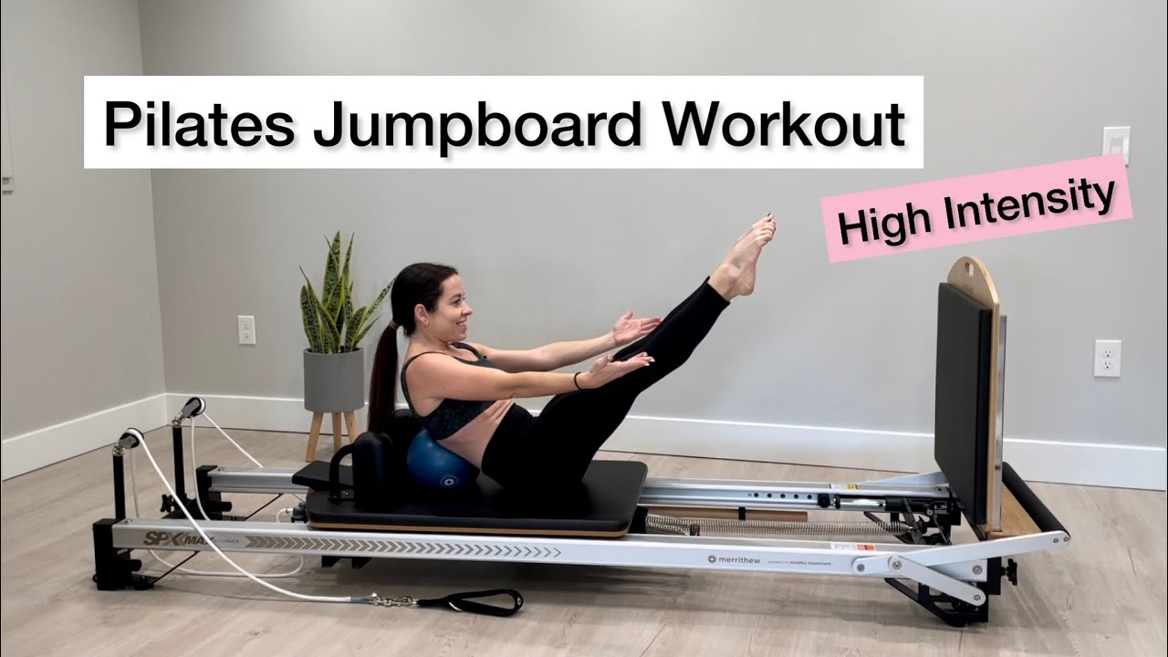Pilates Reformer Workout: Jumpboard | High Intensity | w mini ball