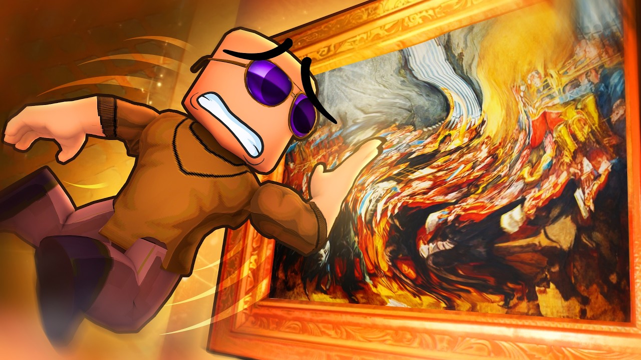I leap into famous Artwork!