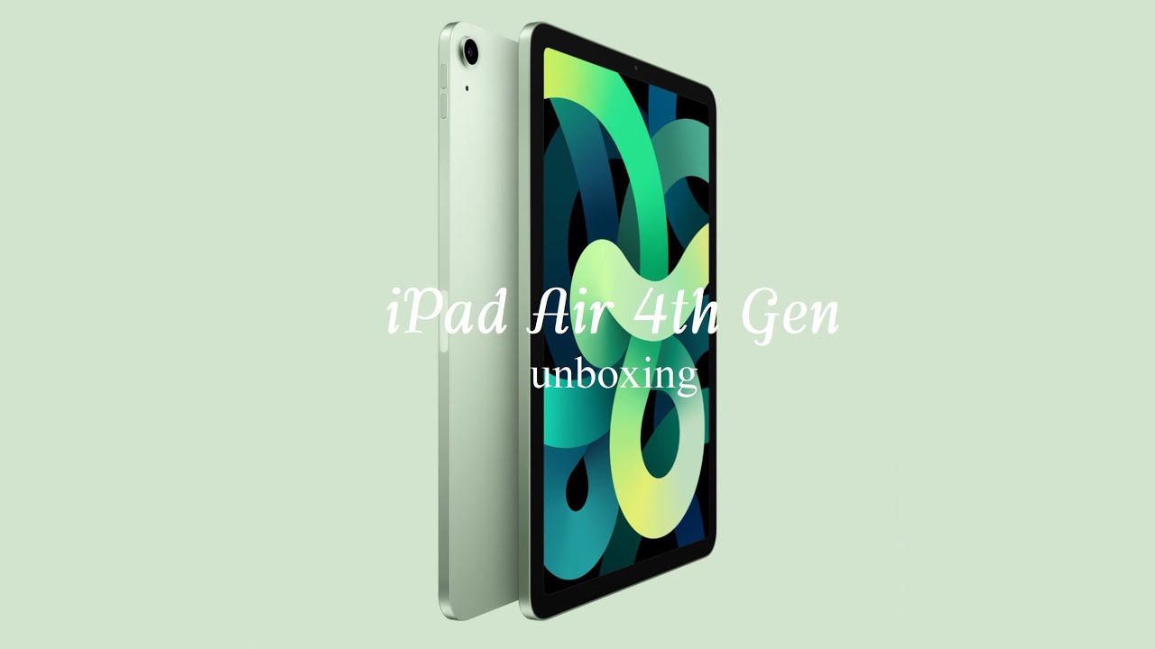 iPad Air 4th Generation + iPad Case Unboxing