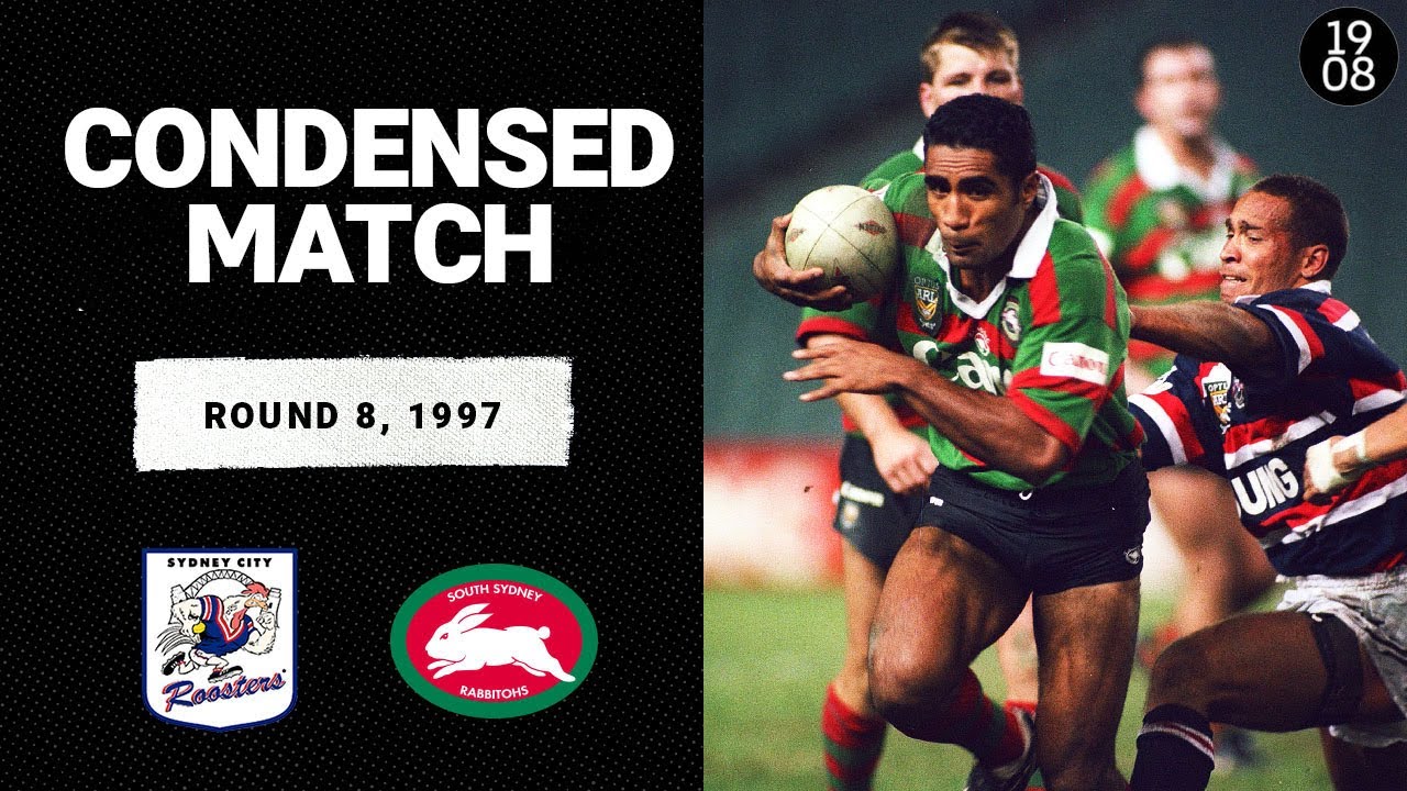 Sydney City Roosters v South Sydney Rabbitohs | Round 8, 1997 | Condensed Match | NRL