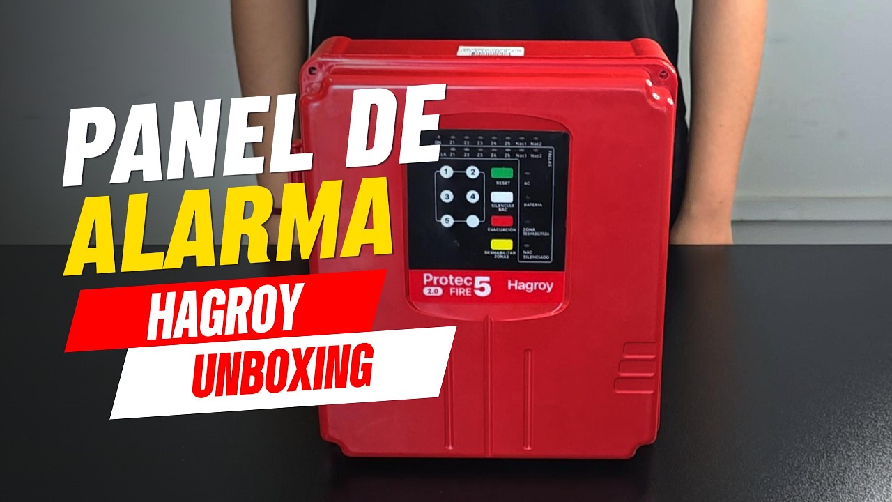 Unboxing ASMR Panel de Alarma Contra Incendio Hagroy Protec Fire 5 2.0 🔥
