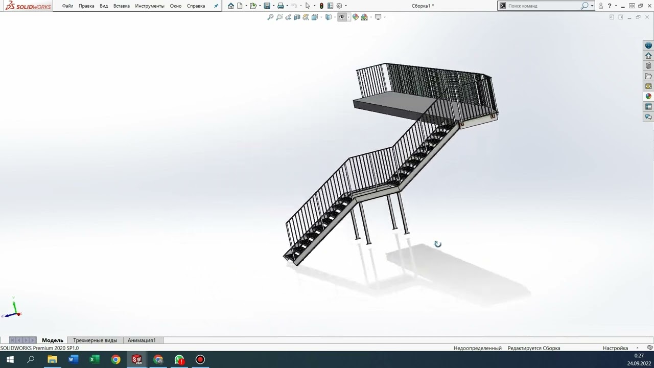 Balustrada in Solidworks | 3d_designer |Technika designer