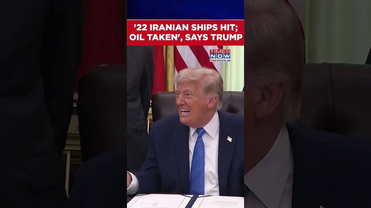 Trump Shocker: US Secretly Took Tehran Oil Nightly; 22 Iran Ships Hit? #shorts