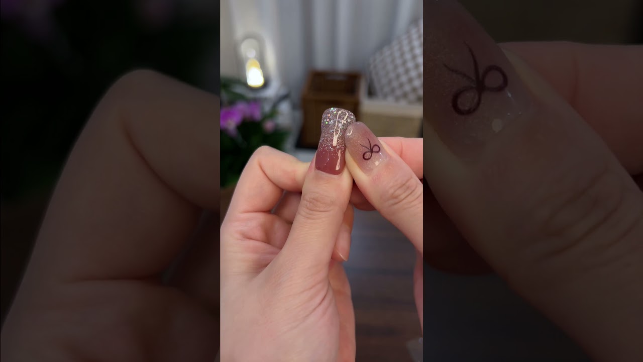 Gel nail stickers, nail art, New Year's nail art, nail stickers, nail stickers