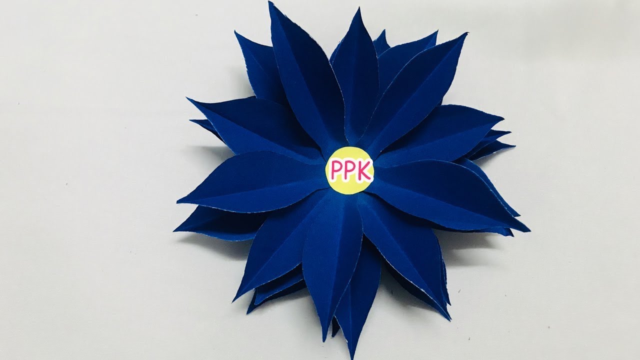 วิธีตัดกระดาษแบบง่าย ๆ (ดอกไม้) Paper flower EP.2