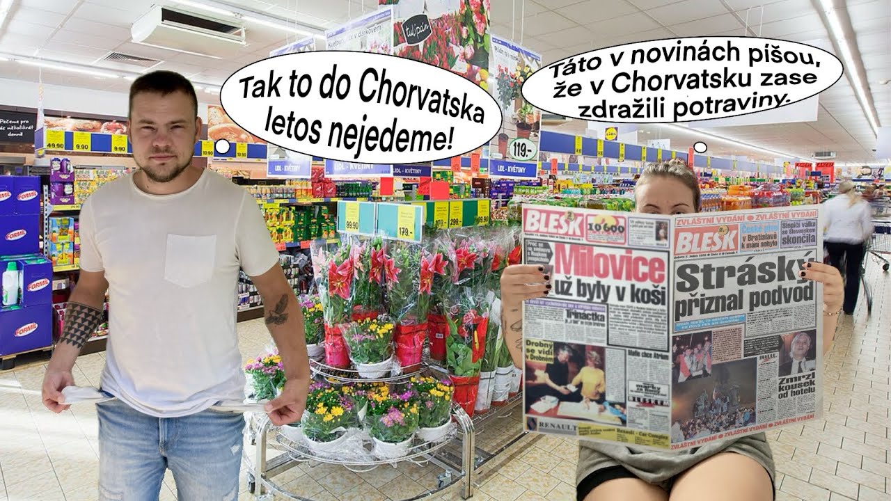 Chorvatsko 2024 - ceny potravin před letní sezonou.