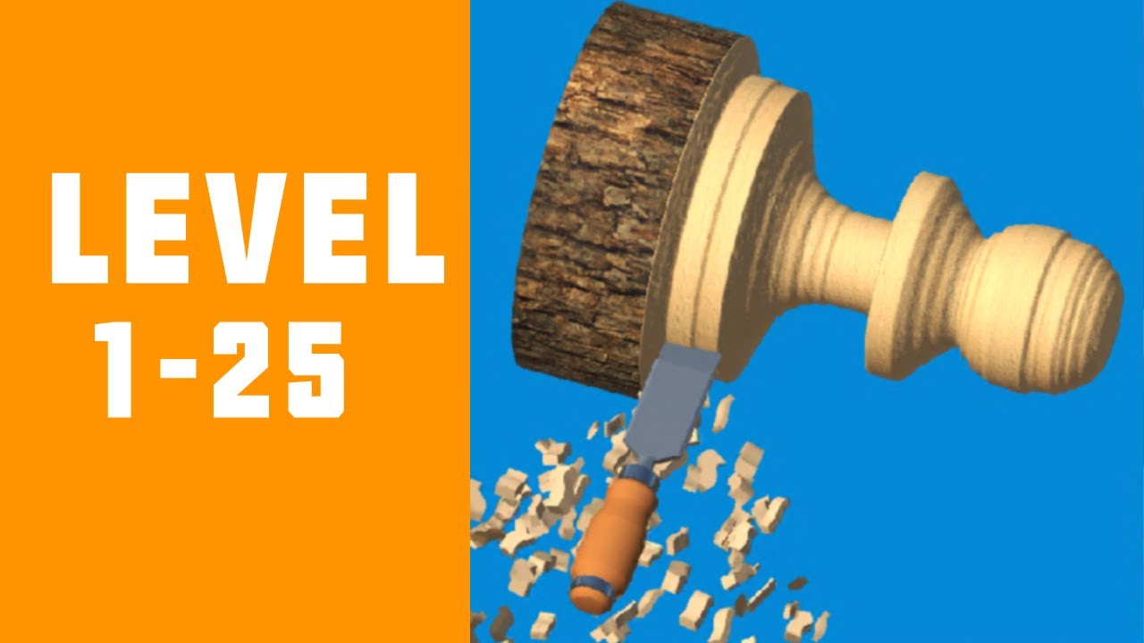 Woodturning 3D Game Walkthrough Level 1-25