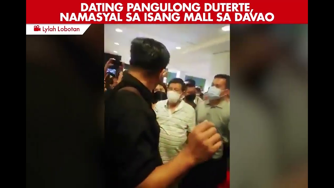 Dating pangulong Duterte, pinagkaguluhan sa isang mall