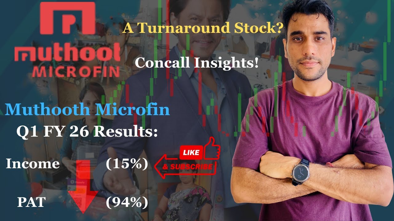 Muthoot Microfin Q1 FY26 Results | Concall Insights & Stock Valuation Explained!