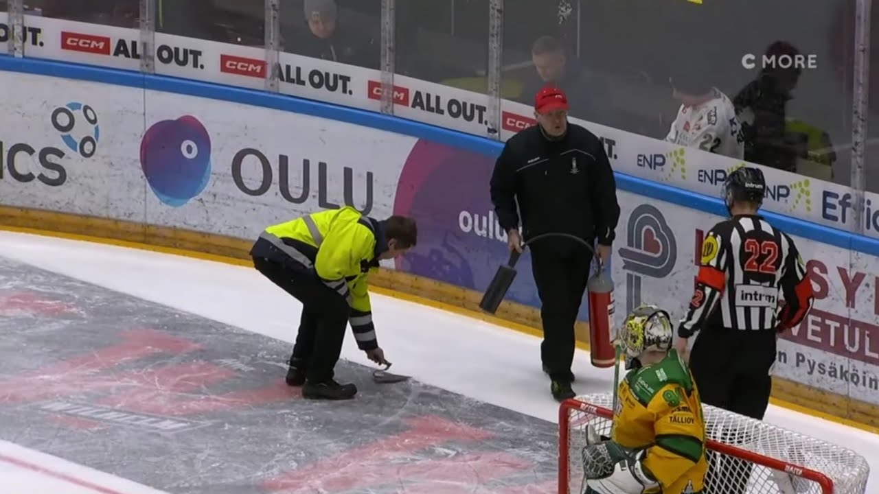 Raksilan jää petti pahasti ja ottelu siirtyi (FARSSI)