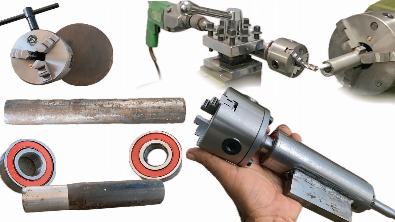 Tool making tool by cutting with milling cutter by running lathe machine slowly | unique tool ideas