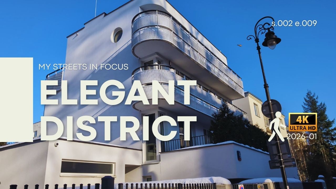Warsaw’s Most Elegant District 🏡 Saska Kępa Garden City Walk | 1930s Modernist Villas 2026-01