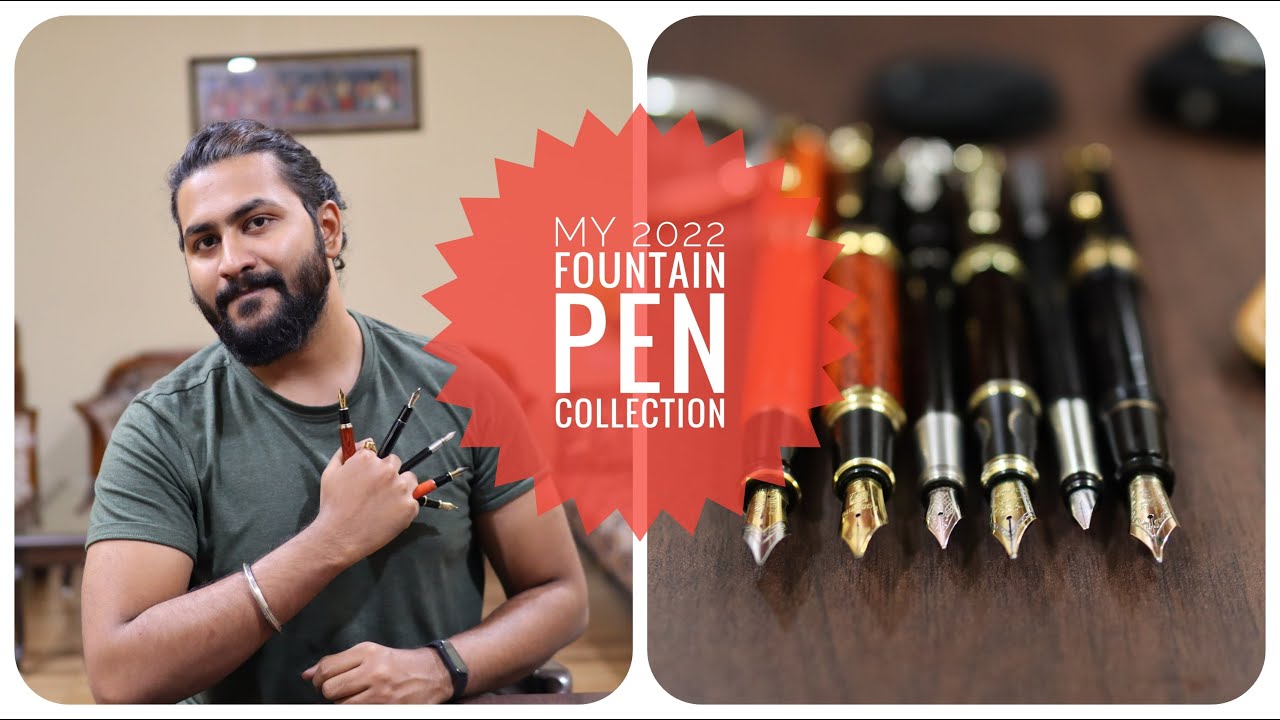 My Fountain Pen Collection -✨ 2022 (Mini Review)- Pilot Custom 823, Jinhao x450, 650, 100,Moonman f9