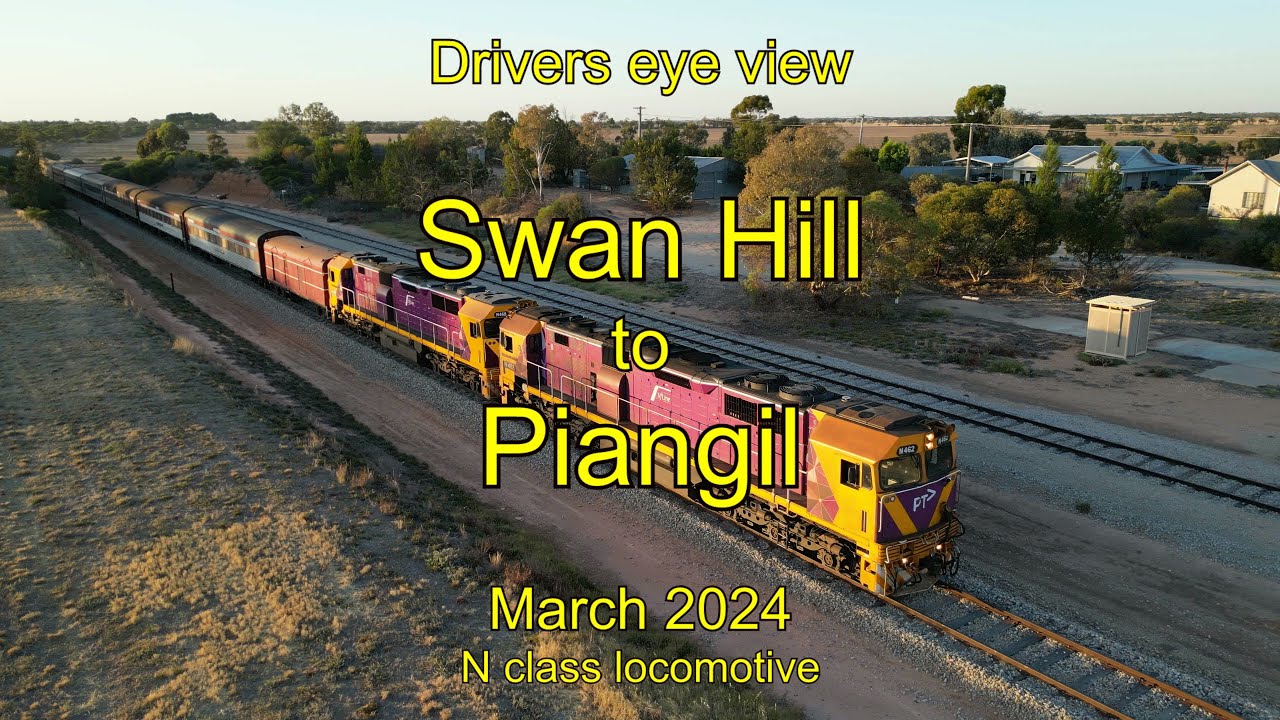 Drivers eye view, Swan Hill to Piangil, Mar 2024