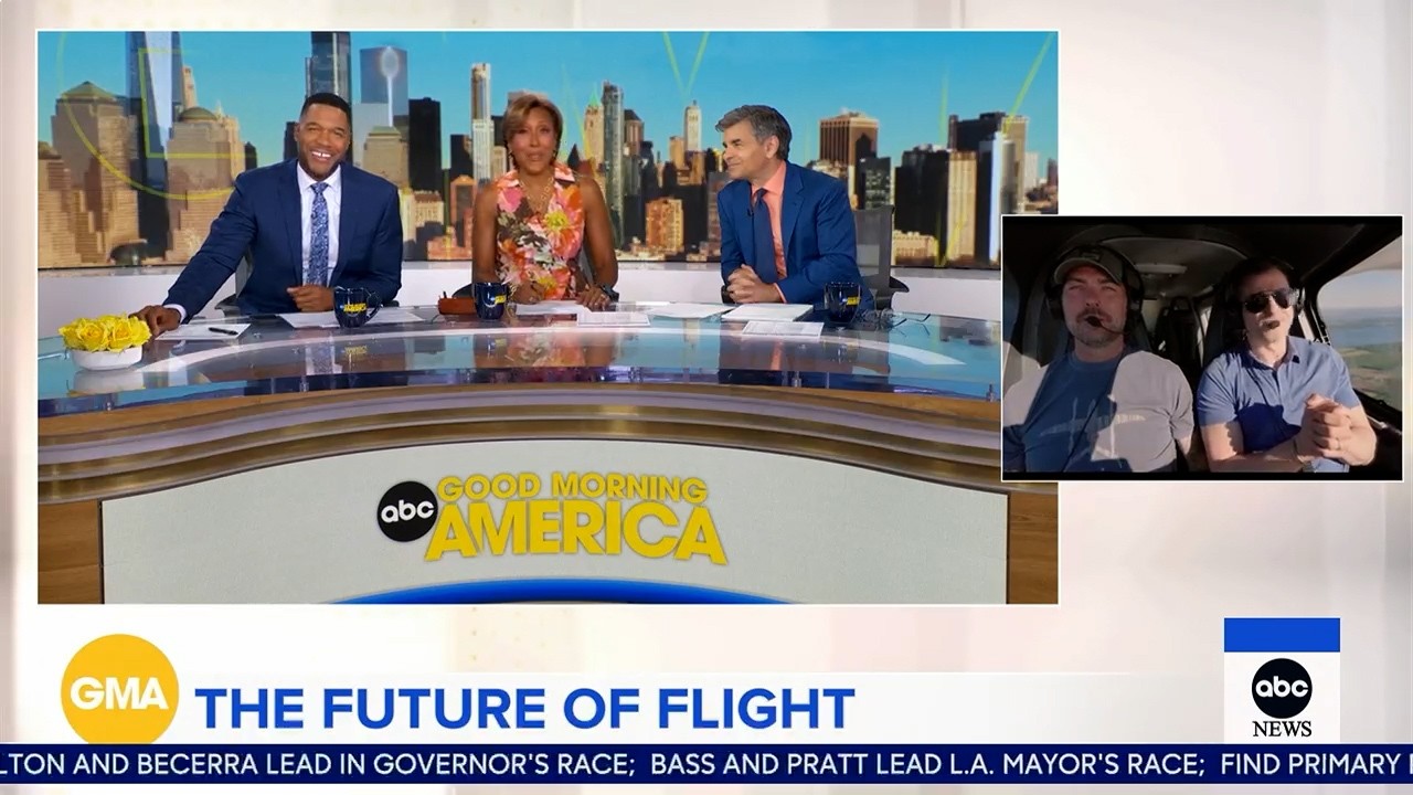 Good Morning America flies with BETA