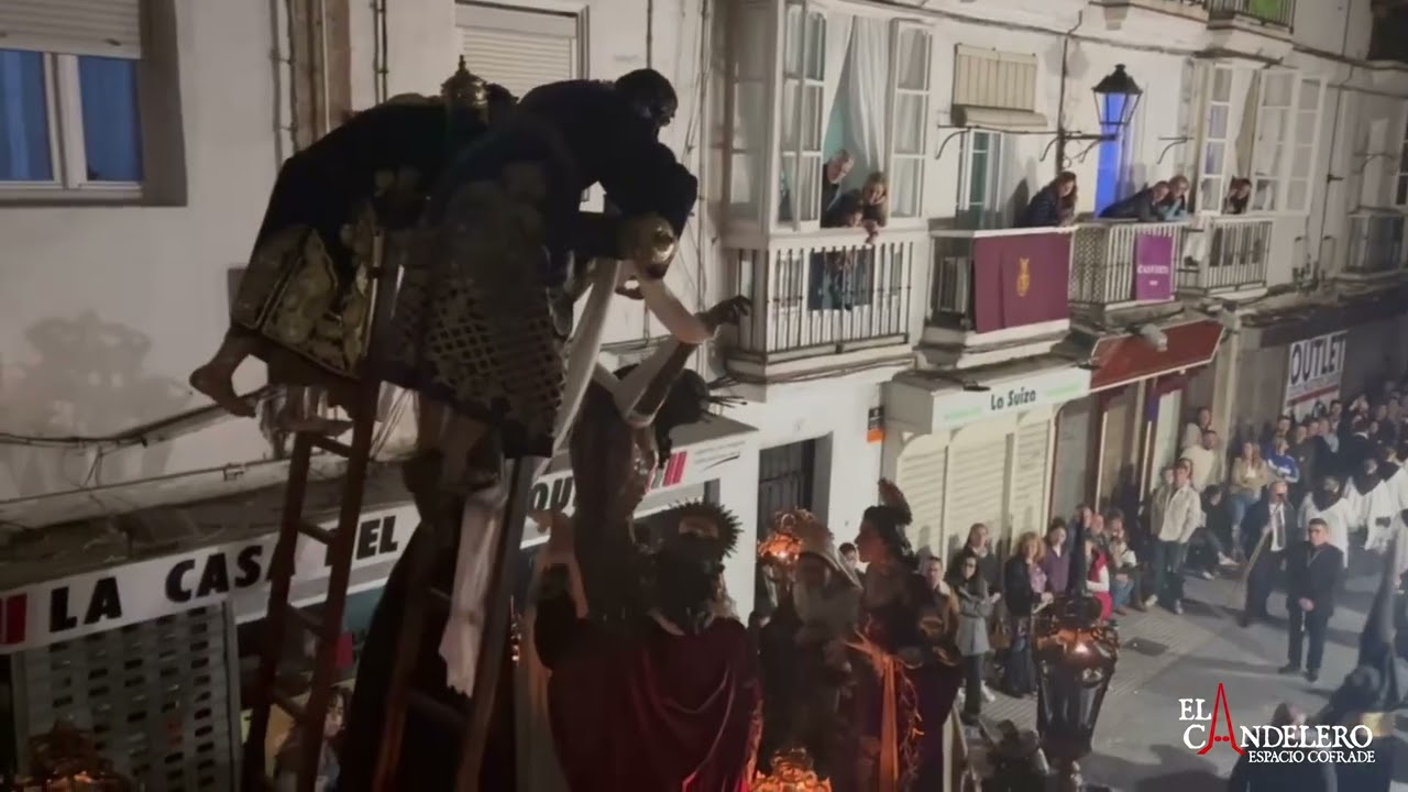 [4K] DESCENDIMIENTO POR PELOTA | SEMANA SANTA 2025 CÁDIZ | CP LIGNUM CRUCIS SAN FERNANDO