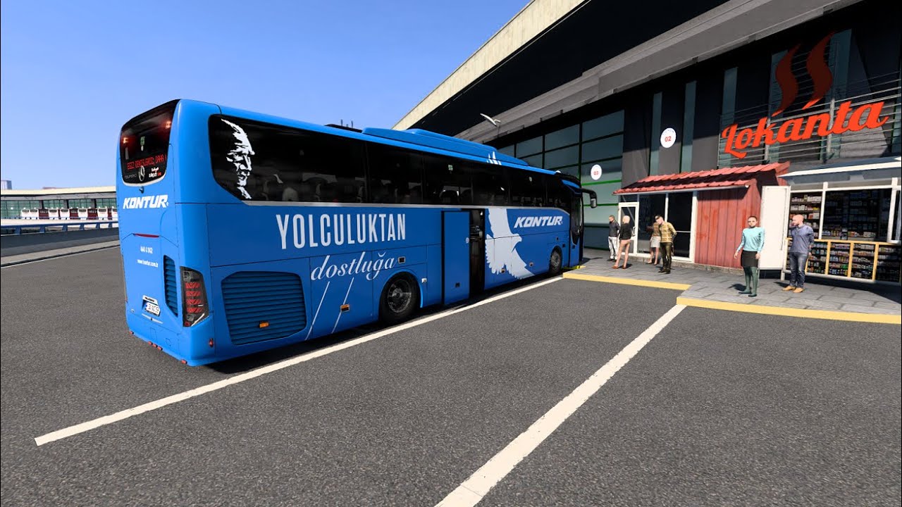 YENİ MERCEDES BENZ TOURİSMO 2024 | KONYA ANKARA OTOBÜS YOLCULUĞU | Euro Truck Sımulator 2