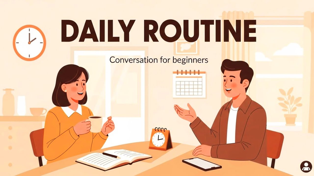 How to Talk About Your Day in English | Daily Routine Conversation (A1&ndash;B1)
