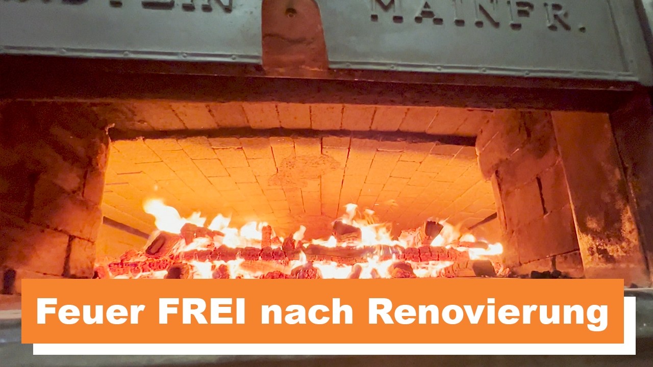 Erstes Backen im renovierten Bäckerofen – Das umweltfreundliche und effiziente Einheizen! TEIL2