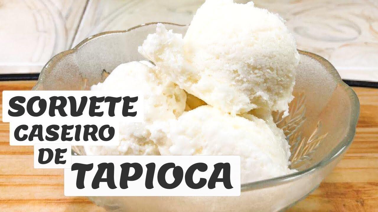 ✔️O MELHOR SORVETE DE TAPIOCA COM 🥥 MUITO CREMOSO [PASSO A PASSO]🍧🍧🧁🧁🧁🧁