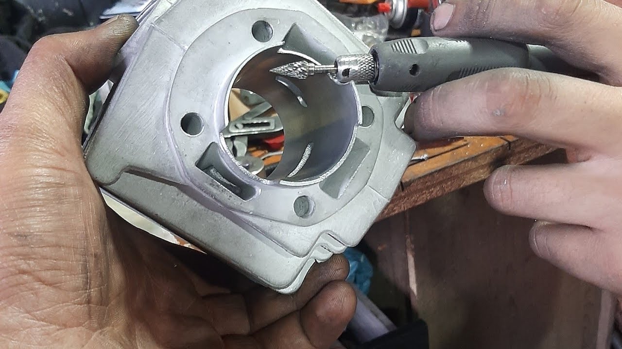 Motor de mobilete preparado
