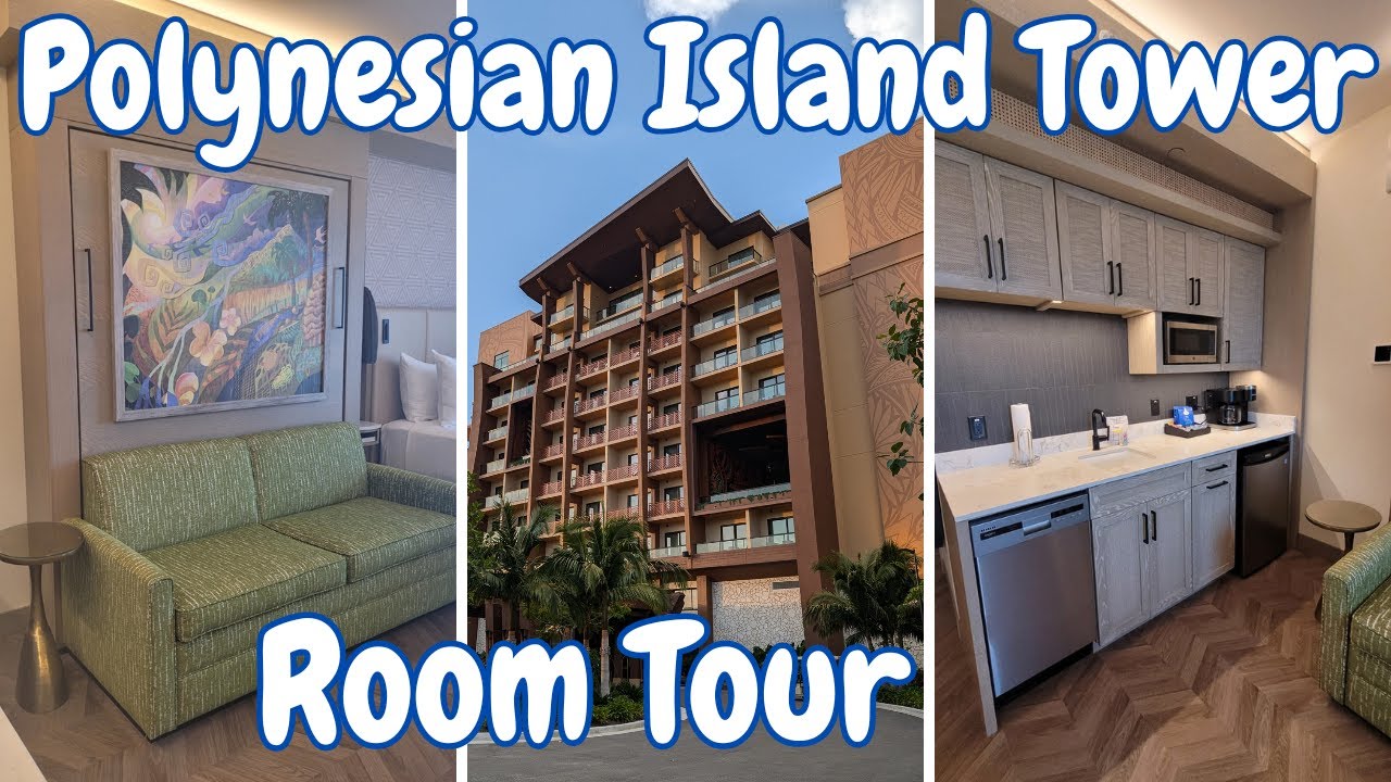 Disney's Island Tower at The Polynesian | Deluxe Studio Room Tour | 2025