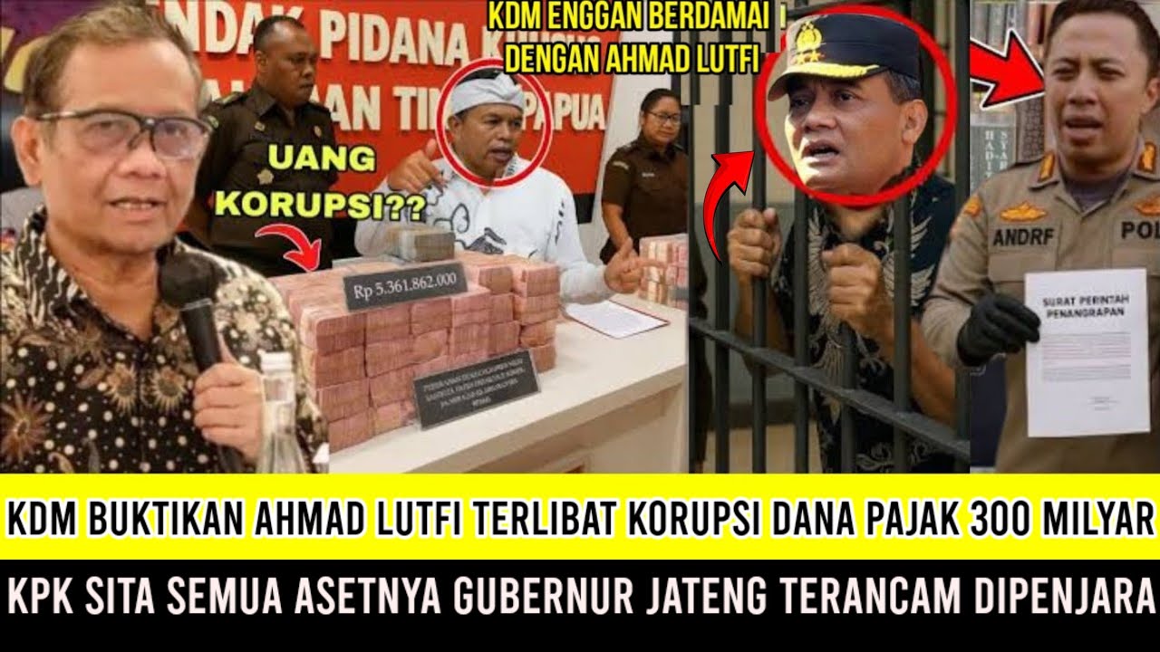 Mampus.! KDM Buktikan Ahmad Lutfi Terlibat Korupsi Dana Pajak 300M Terancam Dipecat & Dipenjarakan?