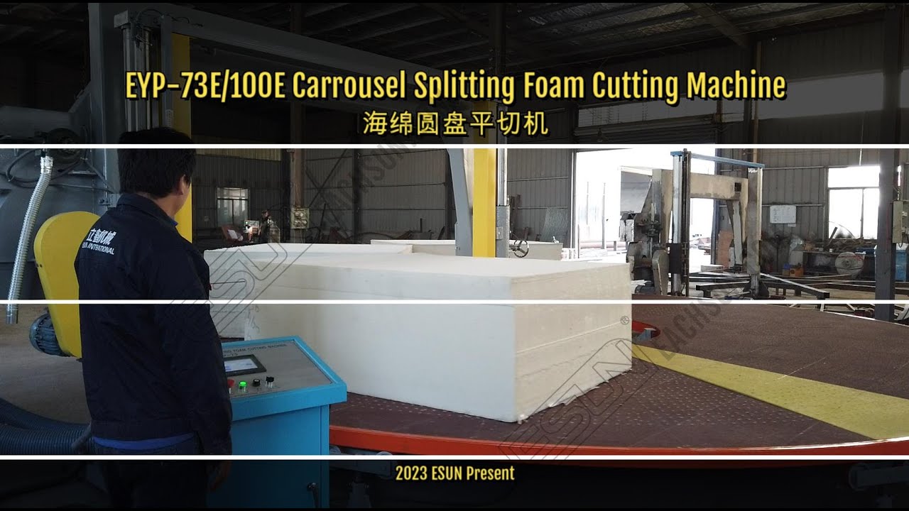 EYP-73E/100E Carrousel Splitting Foam Cutting Machine