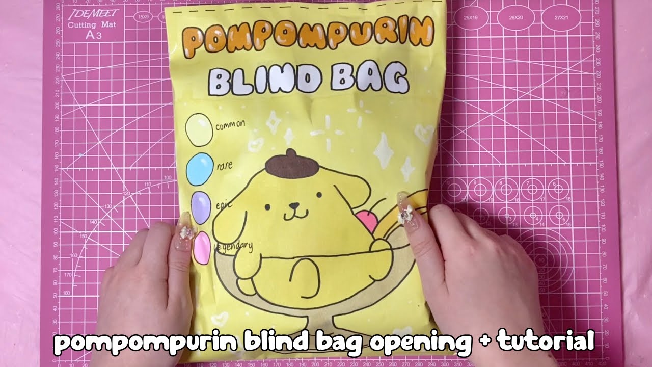 POMPOMPURIN blind bag 💛 | ASMR | tutorial | sanriolve