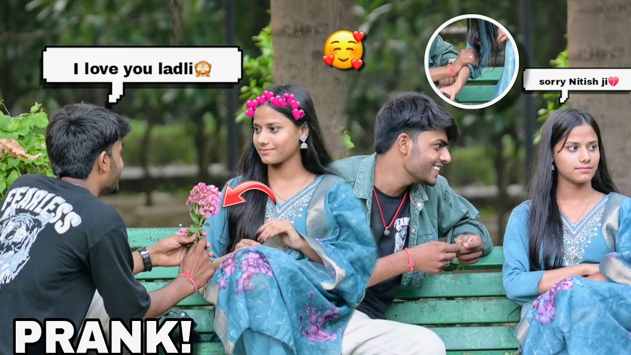 PRAPOSE PRANK ON LADLI ❤️ || GONE WRONG😢 @Nitish chaurasia vlogs