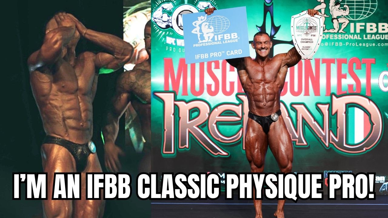 Я выиграл свою профессиональную карту IFBB || Видеоблог с выставки MuscleContest Ireland