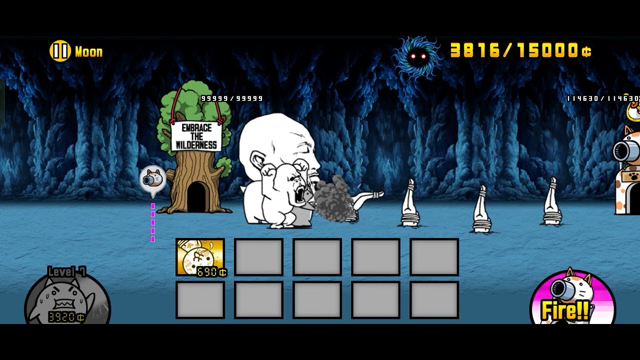 Battle Cats Ultimate Bondage Cat VS Face